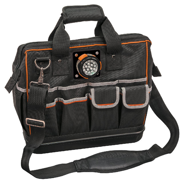 Klein Tools 55431 Lighted Tool Bag 15" 31 Pockets