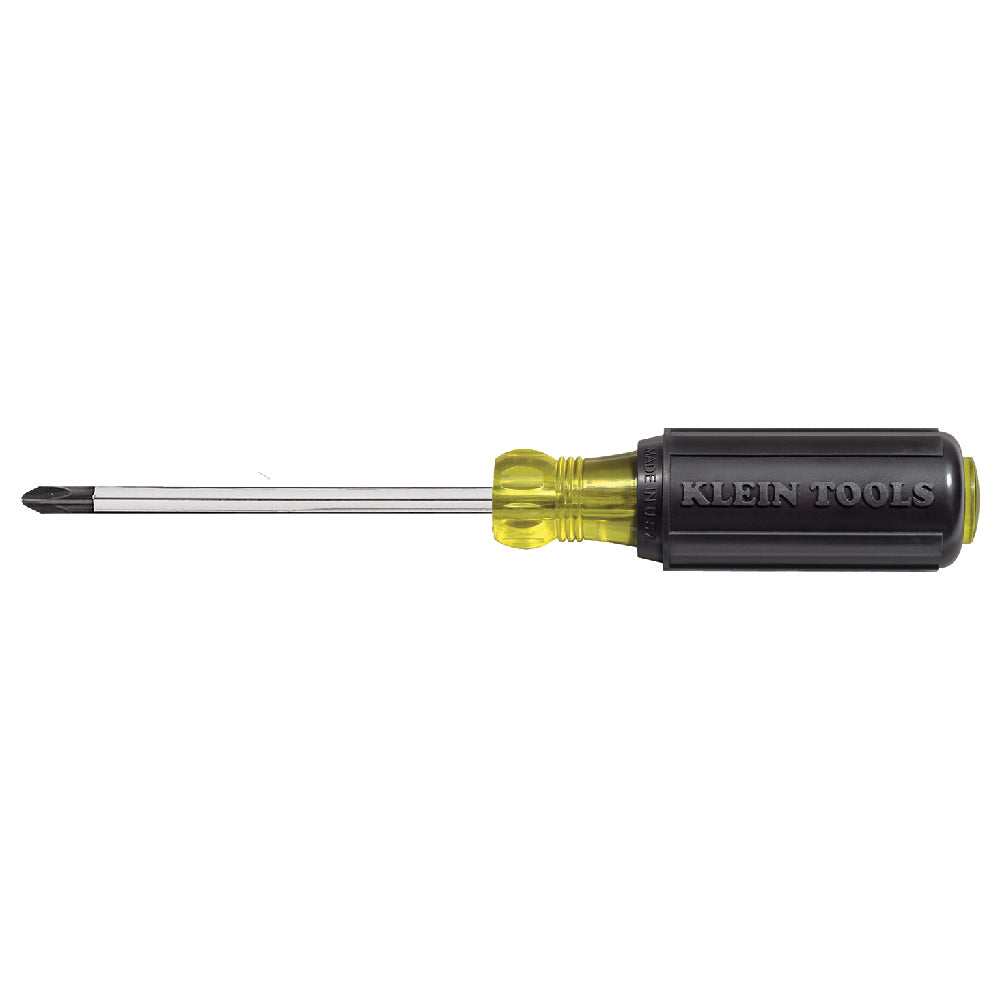 Klein Tools 603-4 Phillips Screwdriver #2 4" Round Shank