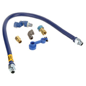 Dormont 1675BPQS48 3/4" Dia. 48" Blue Hose Snapfast Swivel Max