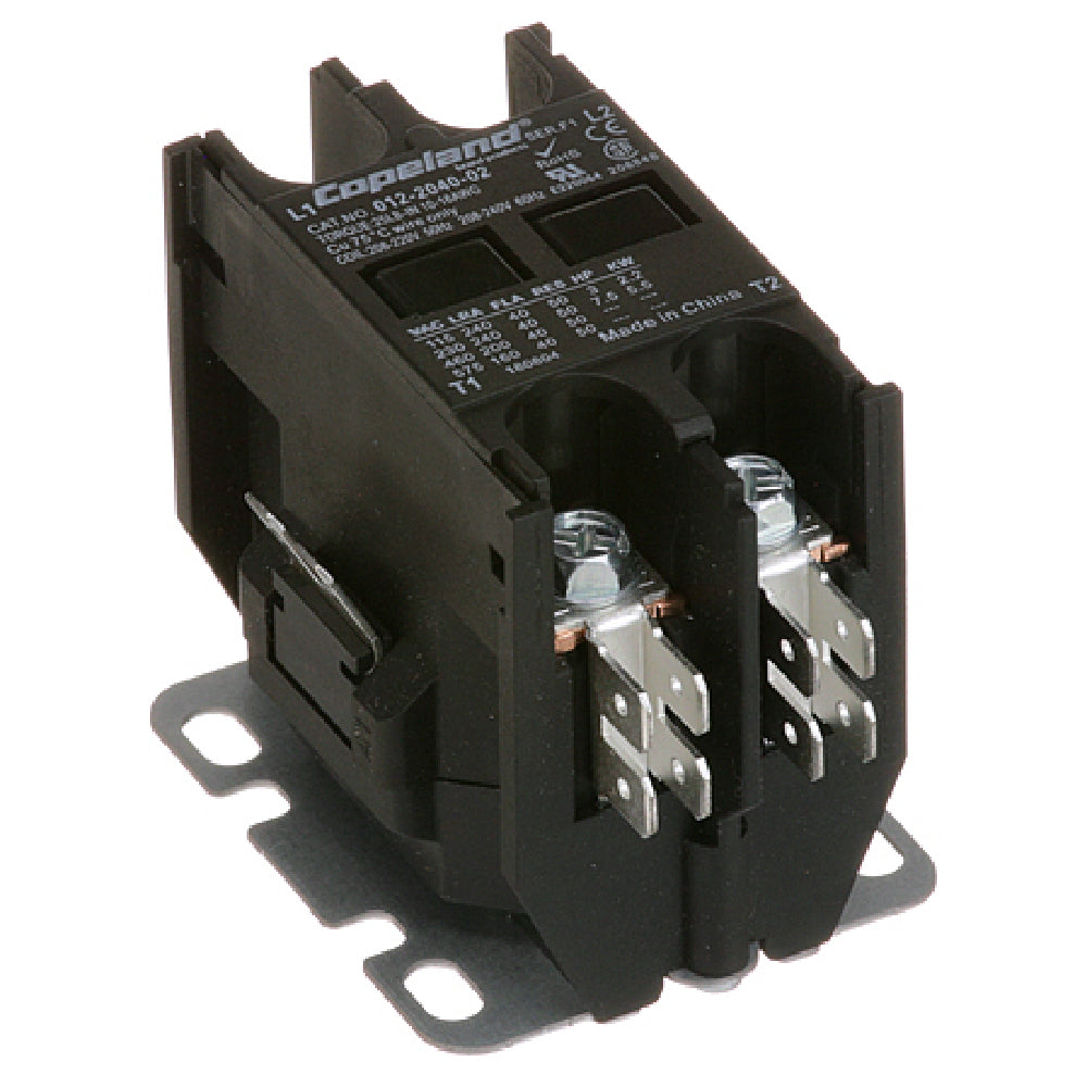 Continental Refrigerator -2P40A240 Contactor 2p 40a 208/240v