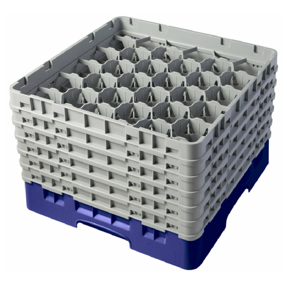 Cambro 30S1114186 Camrack® Glass Rack With (6) Soft Gray Extenders Full Size