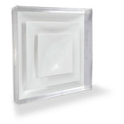 AllPoints 8018546 Dust Deflector Clear Fits 24 In X 24 In