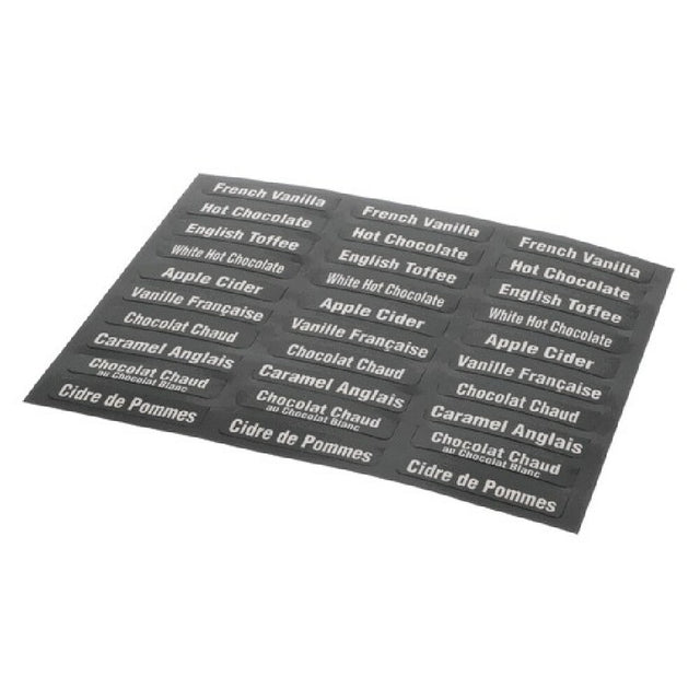 Bunn 38749.7 Flavor Decals Imix Eng/fre