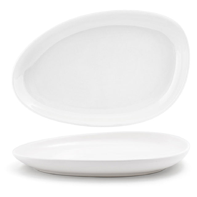 FOH SPT056WHP20 Kiln® Plate 14" X 9" X 1-1/2" Oval