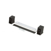 Duke 214825 Door Handle Face Mount Blk 6" Ruf 48