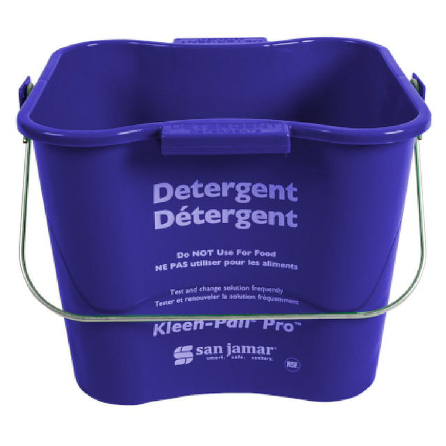 San Jamar SJKPP196KCBL Pail Pro 6qt Blue