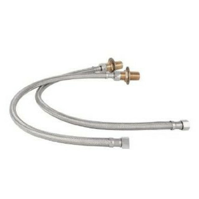 T&S Brass B-0425-KIT Nipple Kit Inlet Supply 24" Flex Hoses