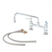 T&S Brass B-0221-CR-KIT Faucet Double Pantry Deck Mount