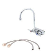 T&S Brass B-1146-CR-KIT Faucet Workboard 4" Wall Mount
