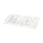 Garland 4603181 Prev Mntnc Cert Cheklst Me/mg Clamshells