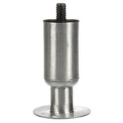 Pitco 60140401-C Leg W/ Flanged Foot S/s 4" Adj Single