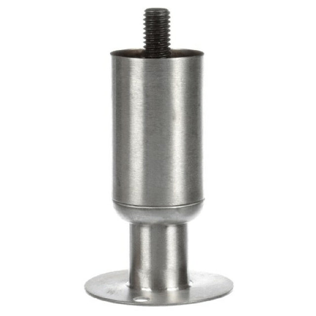 Pitco 60140401-C Leg W/ Flanged Foot S/s 4" Adj Single
