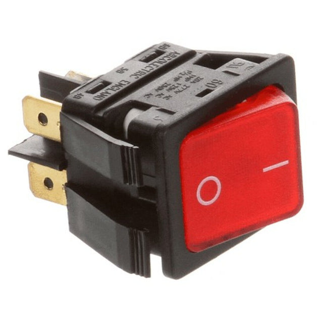 Champion 512221 Switch Rocker Dpst Red Neon 250v