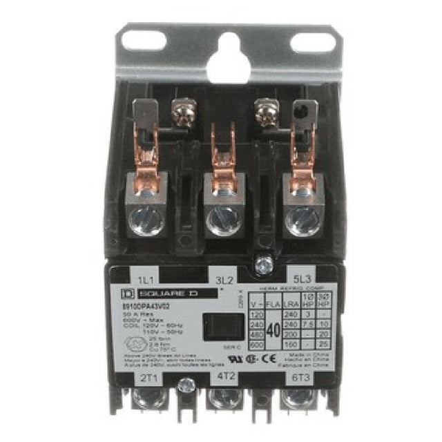 Champion 116167 Contactor 3 Pole 120v 40a