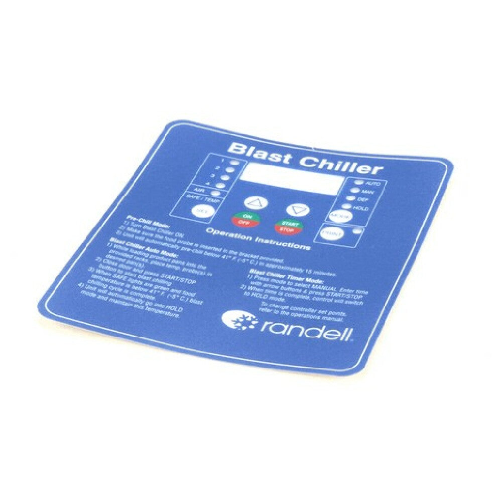 Randell PPLBL1601 Label/overlay W/o Holes