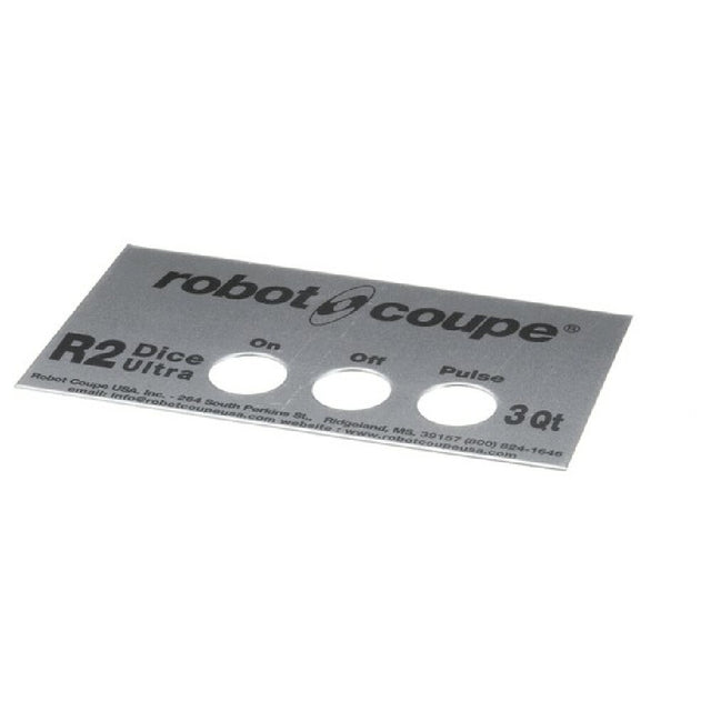 Robot Coupe 407903 R2u Dice Front Plate