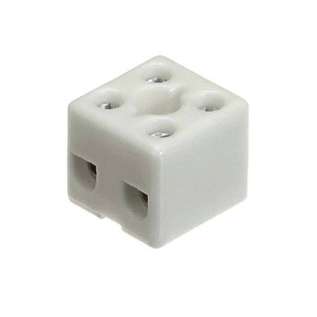 Fri-Jado 2300121 Terminal Block Crown 2 Pole Porcelain