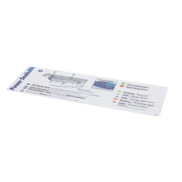 Power Soak Systems 31485 Decal Backsplash Step 1 L R