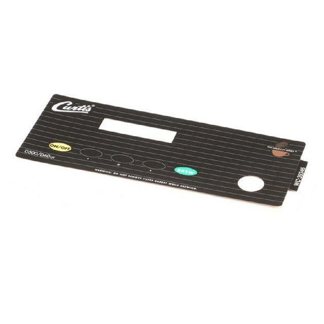 Curtis WC-39346 Label/overlay Ucm D500gt/h D60gt