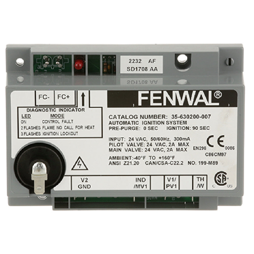 XLS Ovens SP4705-EP-F Ignition Control Ep Fenwal