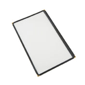 CAC China MCP1-914BK Menu Cover 1-pocket 8-1/2" X 14"