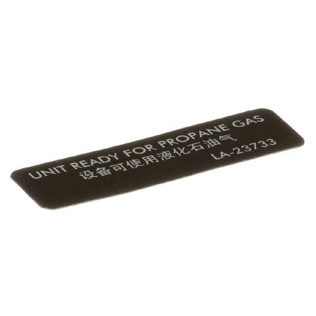 Alto-Shaam LA-23733 Labels Ready Propane Gas Esg