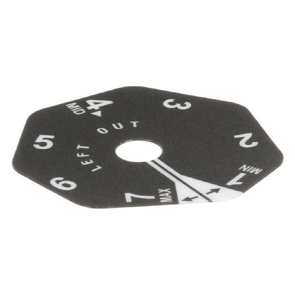 Roundup - AJ Antunes 1001502 Left Hinge Cam Label