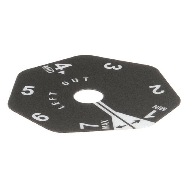 Roundup - AJ Antunes 1001502 Left Hinge Cam Label