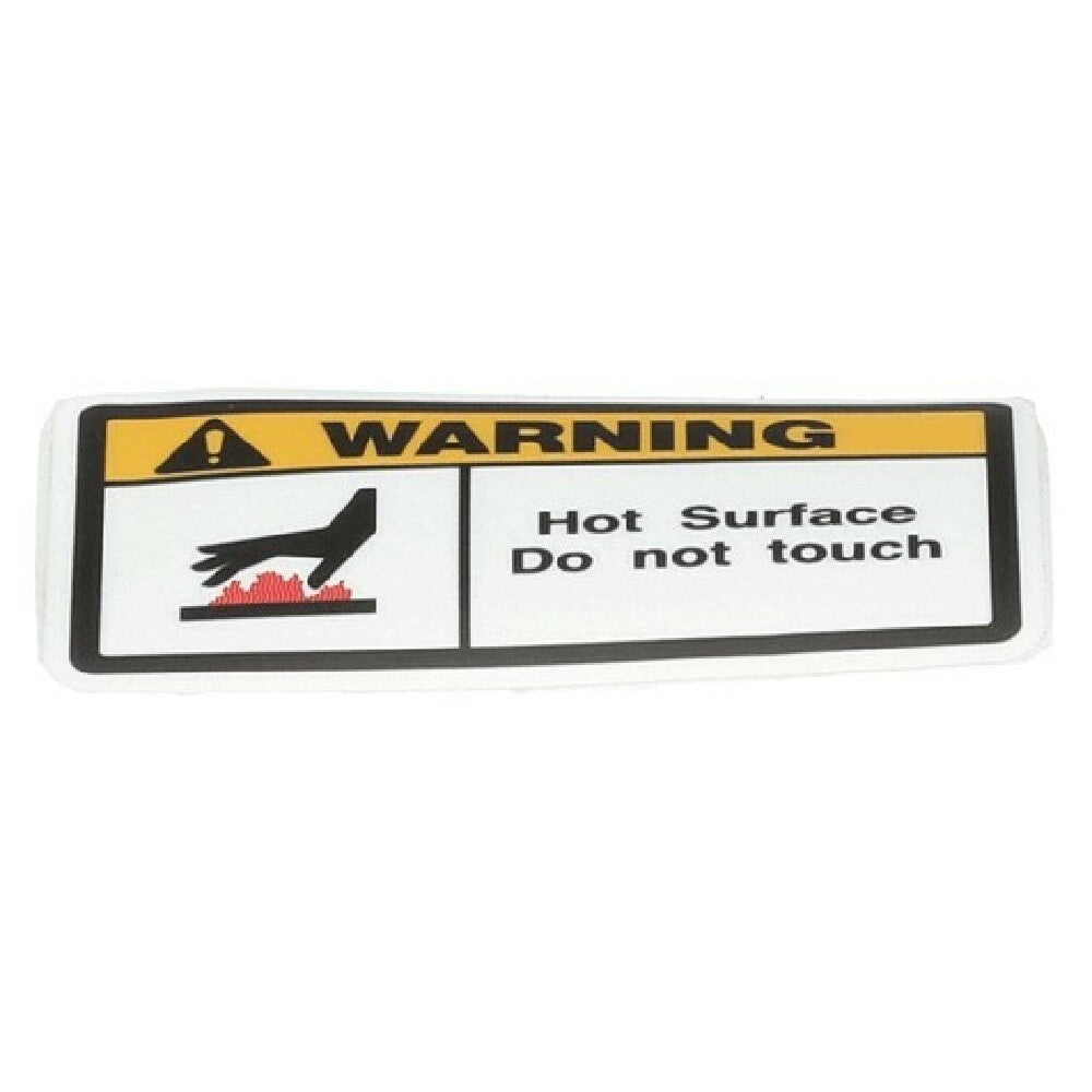 APW 2M-43813103 Label Warning Hot Surface (en