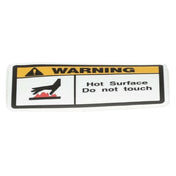APW 2M-43813103 Label Warning Hot Surface (en