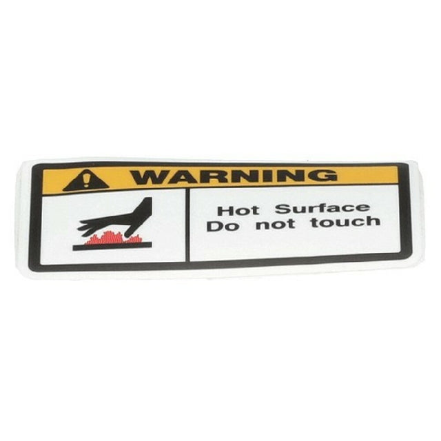 APW 2M-43813103 Label Warning Hot Surface (en
