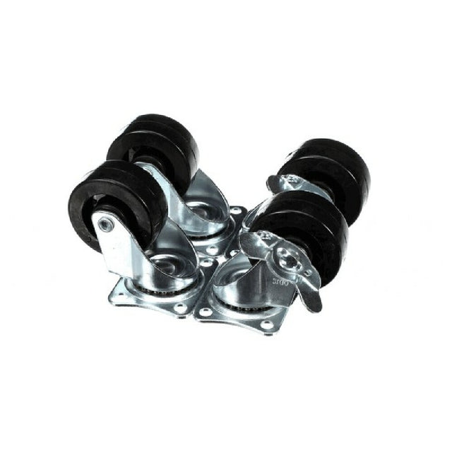 AllPoints 8034778 2 Lock & 2 Nonlocking Casters