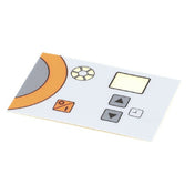 Axis GM12-07-003C Sticker Control Panel Ax M12