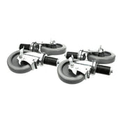 AyrKing B241 Caster Set (4) Locking 5 Dia