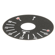 Bakers Pride AS-8834910 Decal Dial Plate Thermost Atic Griddle