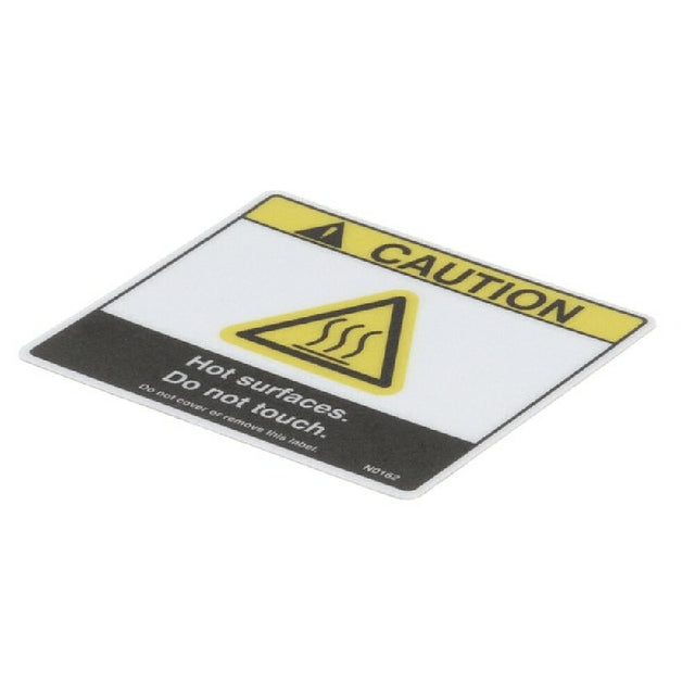 BKI (Barbeque King) N0162 Decal Caution Hot Surfaces