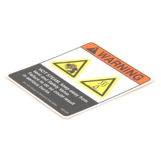 BKI (Barbeque King) N0164 Decal Hot Steam Safety Valve