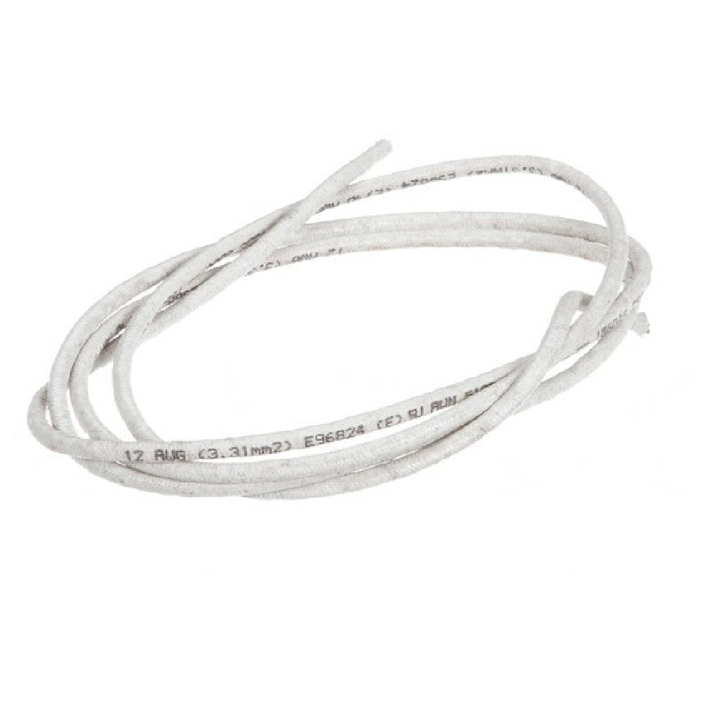 BKI (Barbeque King) W0025 Wire #12 White Hi Temp Resis