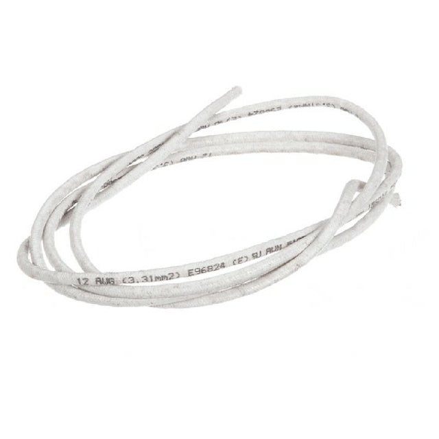BKI (Barbeque King) W0025 Wire #12 White Hi Temp Resis