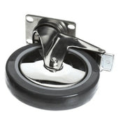 Blickman 8200612502 Caster 6" Swivel W/lock W/top Plate S/s
