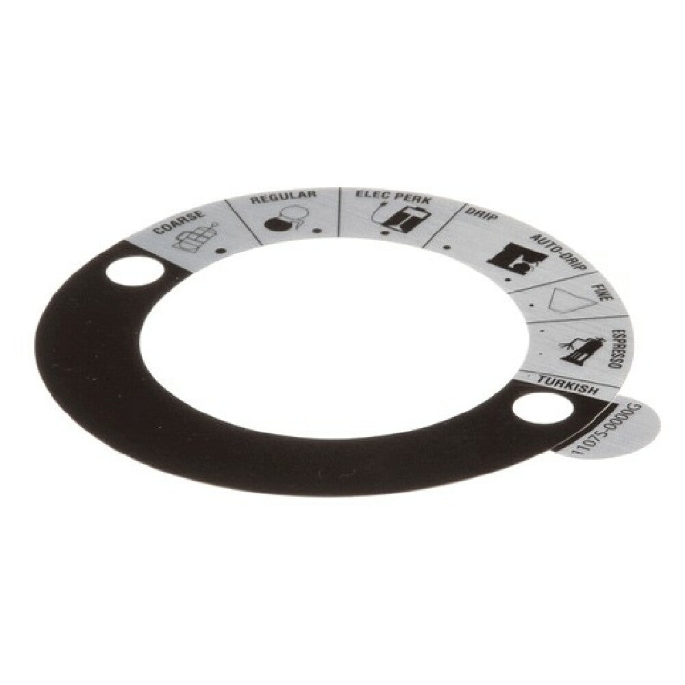 Bunn 11075 Decal Grind Select Dial