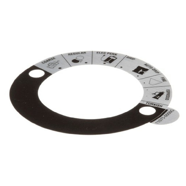 Bunn 11075 Decal Grind Select Dial