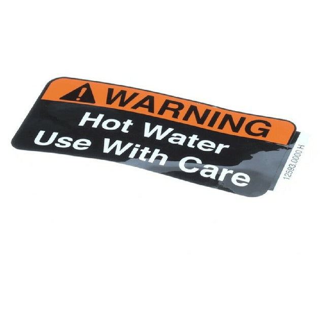 Bunn 12593 Decal Warning Hot Water