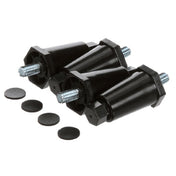 Bunn 13255.0006 Kit Leg 2.50 Adj Blk Plastic