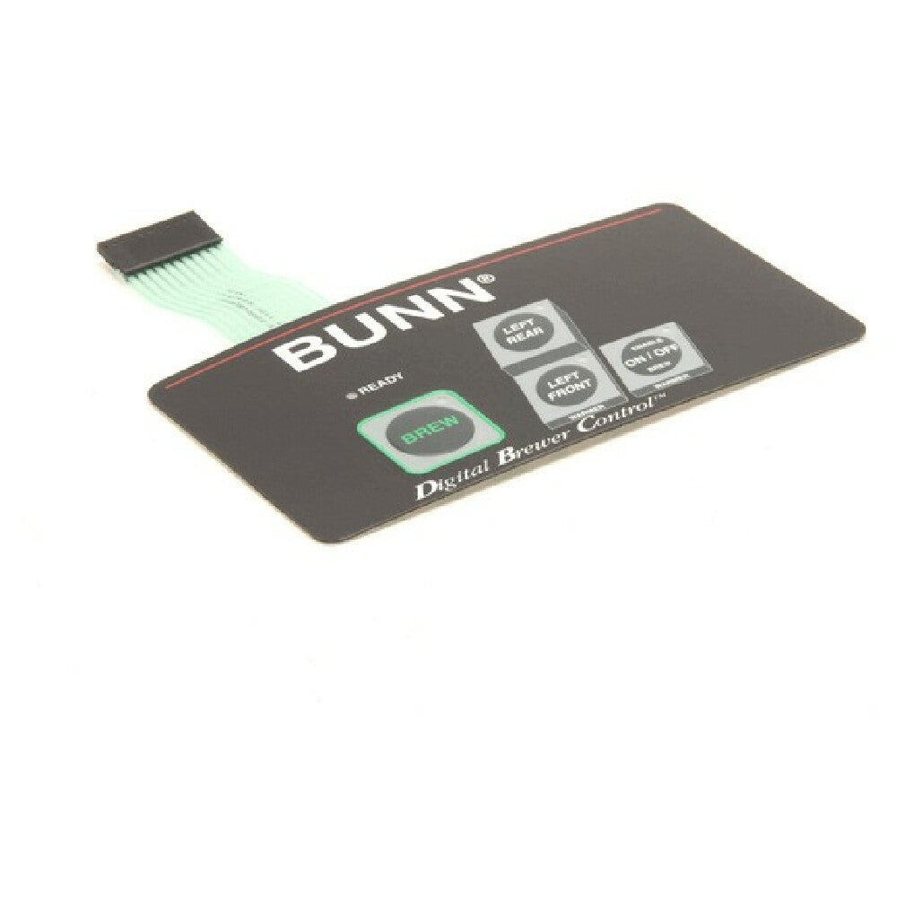 Bunn 29006.0001 Switch Membrane 3 Warmer Left