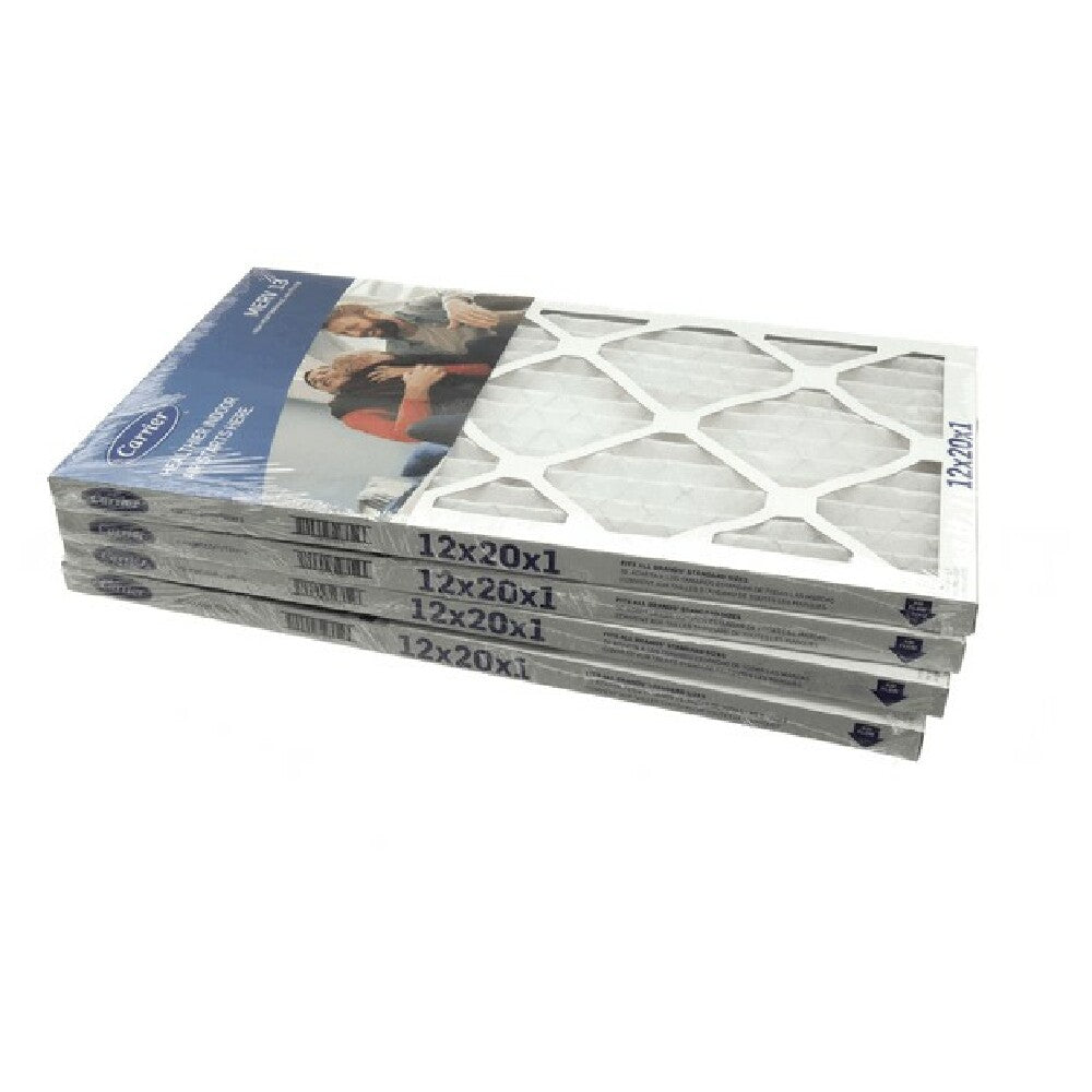 Carrier 12X20X1-M13-C-P4 Merv 13 1" Air Filter 12"x20"x1" 4 Pac