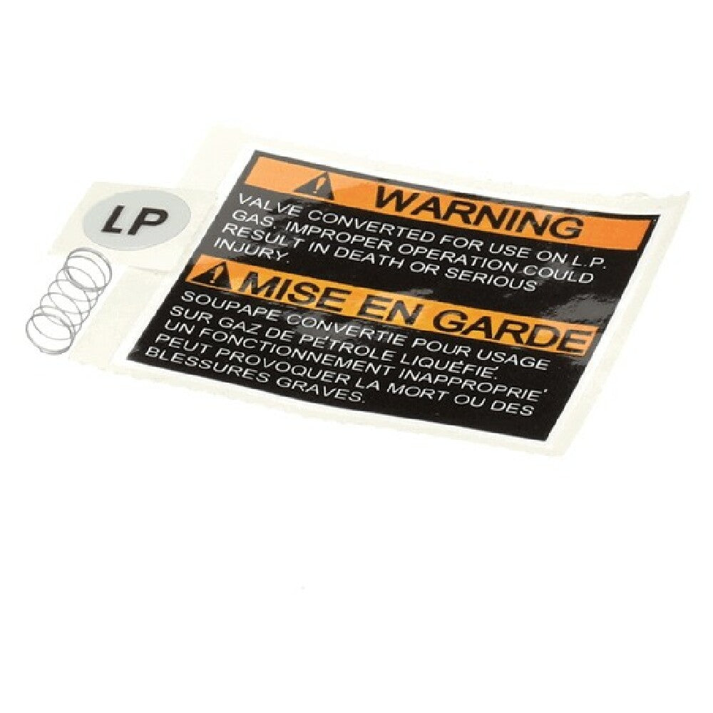 Carrier EF39ZW023 Natural To Lp Gas Valve Conversion Kit