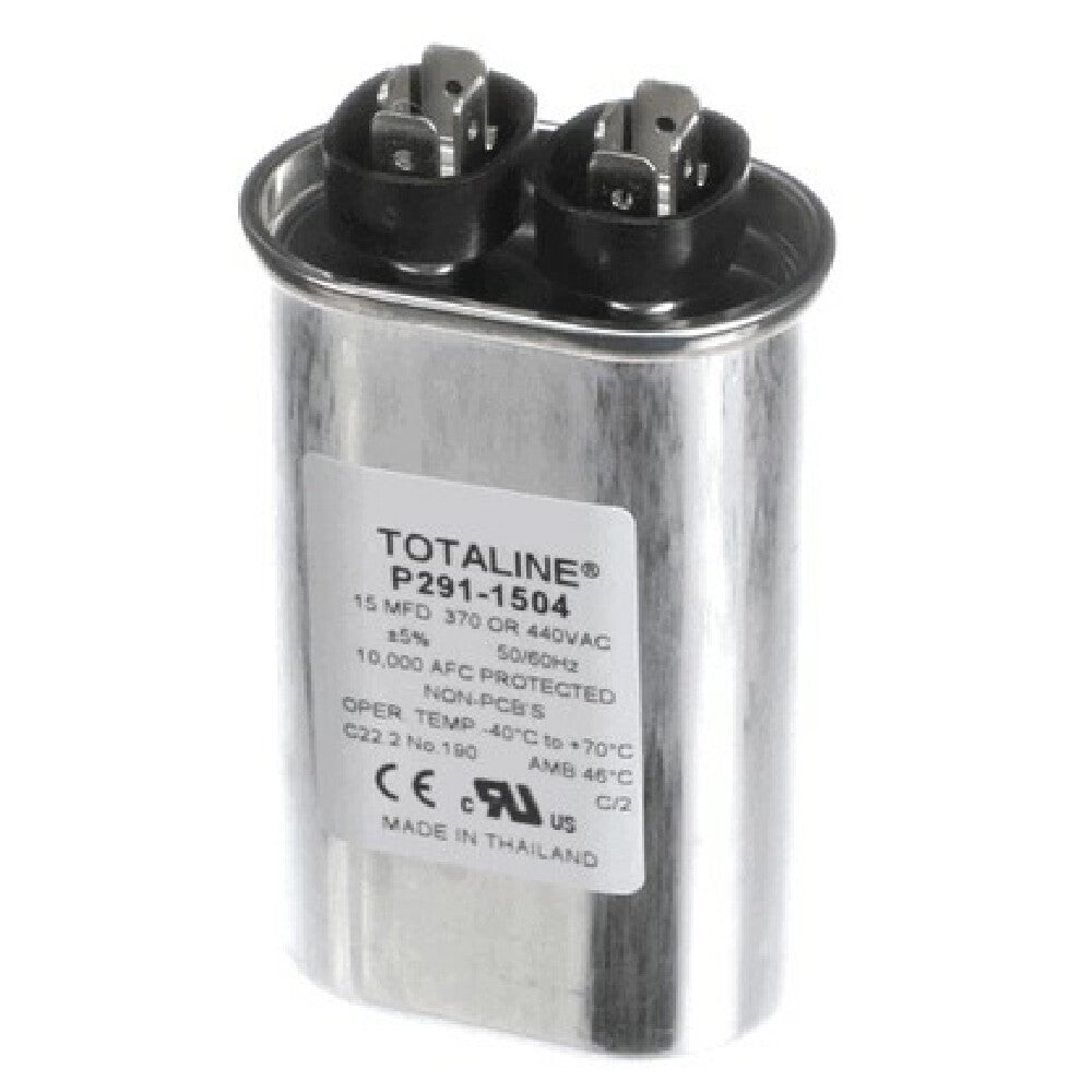 Carrier P291-1504 440v Single Oval Run Capacitor 15 Mfd