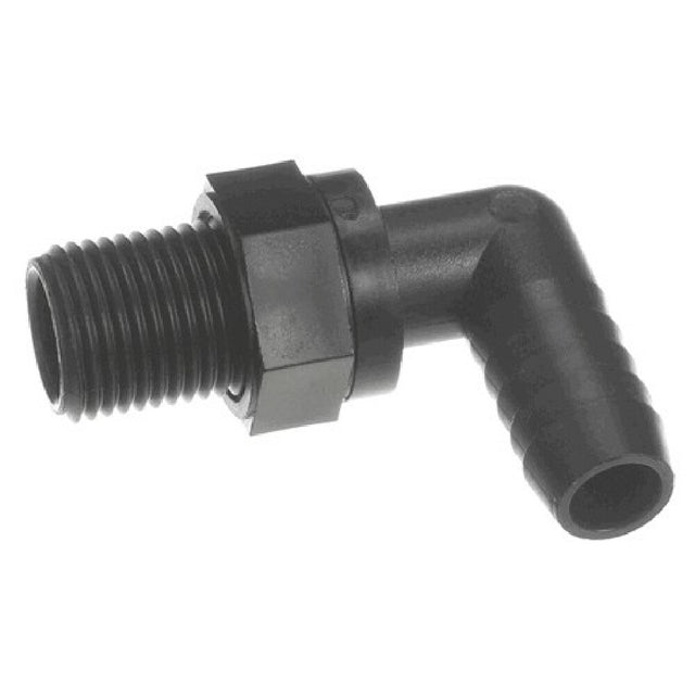 Champion 0513731 Elbow 1/4 Npt X 1/2 Hose Barb Pp C/w Nu