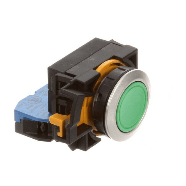 Champion 115019 Pushbutton Assembly Green Flush Idec